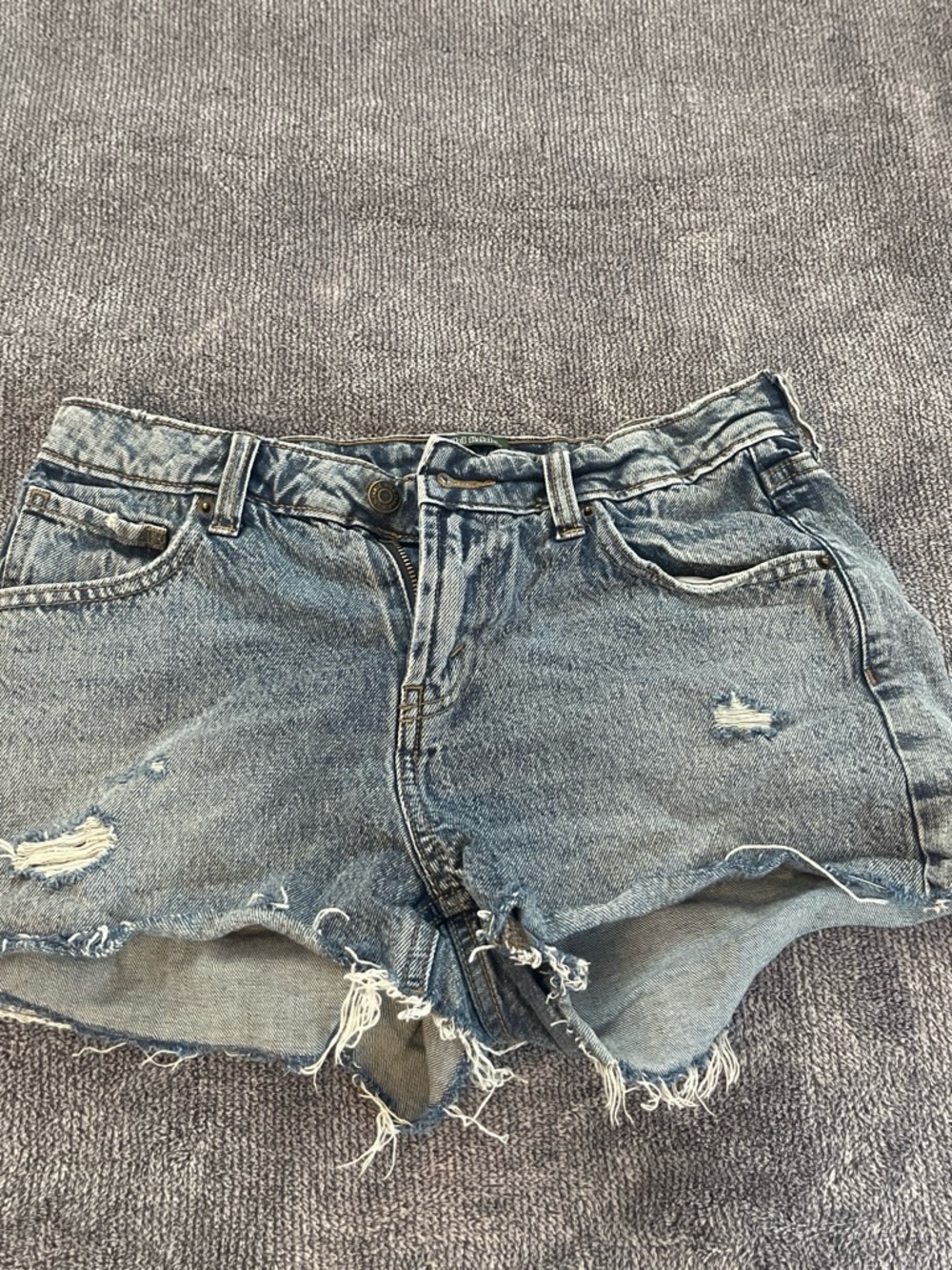 wild fable Light Blue Distressed Denim Cutoff Shorts